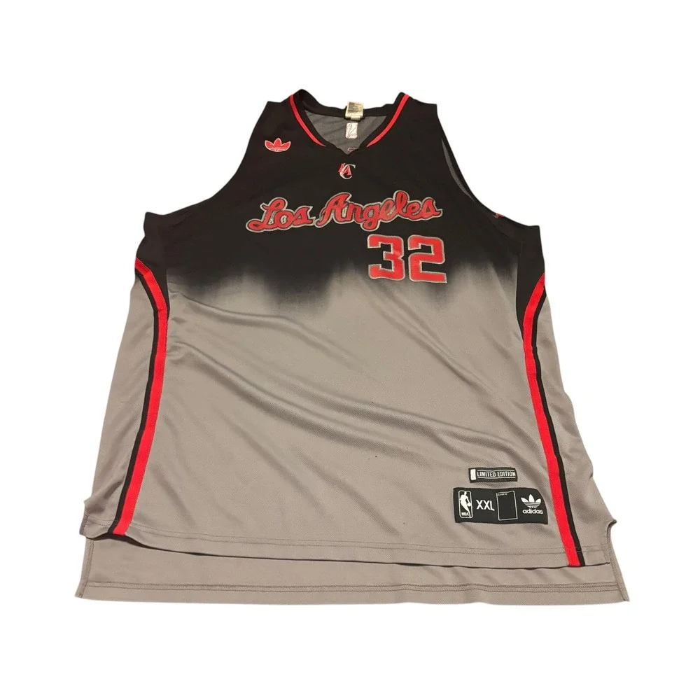 Adidas Blake Griffin LA Clippers Jersey XXL Black Grey‎ Ombre Limited Edition 32